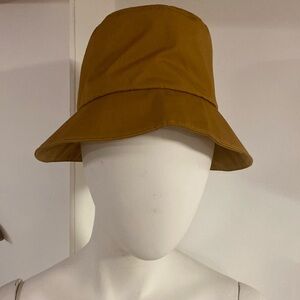 Mustard yellow vintage Union tag bucket hat small head or child